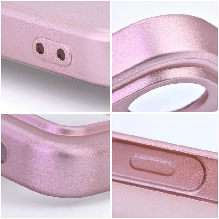 Etui Futerał METALLIC do SAMSUNG A25 5G różowy Case