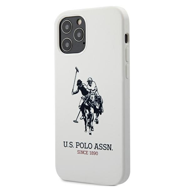 Etui US Polo Apple iPhone 12 12 Pro Silicone Collection Biały Case