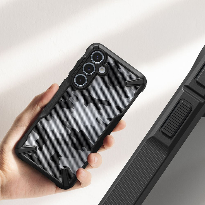 Etui Ringke Fusion X Samsung Galaxy A55 5g Camo Black Case