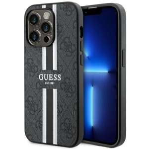 Etui Guess GUHMP14XP4RPSK iPhone 14 Pro Max 6.7" czarny/black hardcase 4G Printed Stripes MagSafe Case