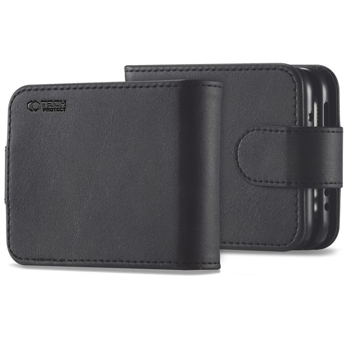 Etui Tech-protect Wallet Galaxy Z Flip 5 Black Case