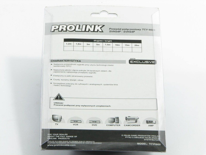 Kabel PROLINK SVHS4P -  SVHS4P 5m TCV6600