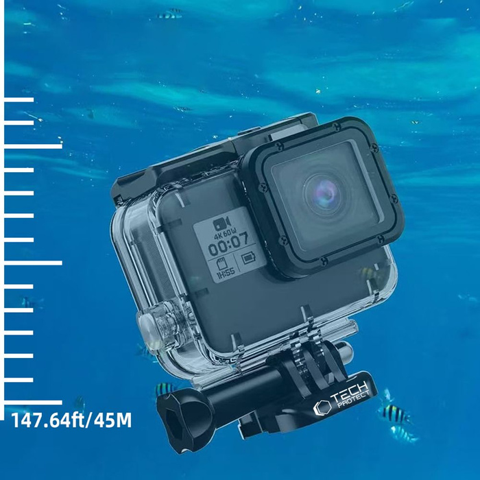 TECH-PROTECT GA200 WATERPROOF CASE GOPRO HERO 5 / 6 / 7 CLEAR