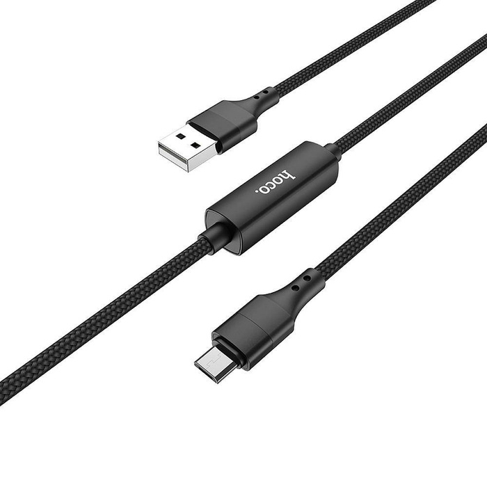 Kabel Micro USB HOCO SELECTED Central Timing LCD Micro USB S13 black