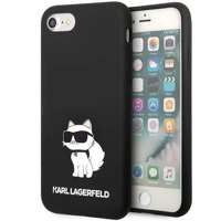 Etui Karl Lagerfeld KLHCI8SNCHBCK iPhone 7/8/ SE 2020/2022 hardcase czarny/black Silicone Choupette Case