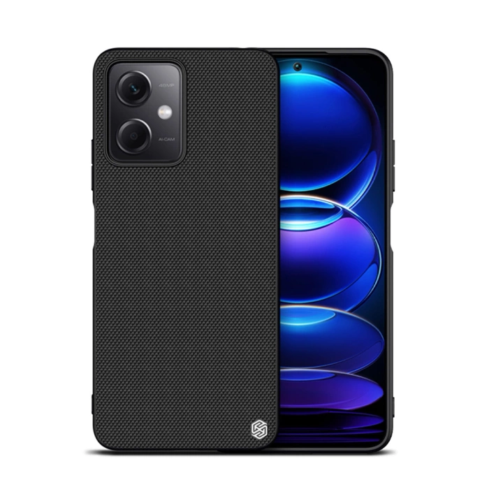 Nillkin Textured Case etui do Xiaomi Redmi Note 12 5G / Poco X5 5G wzmocniony nylonowy pokrowiec czarne