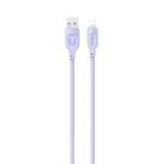 USAMS Kabel lightning Fast Charging 2,4A Lithe Series 1,2m purpurowy/purple SJ565USB03 (US-SJ565)