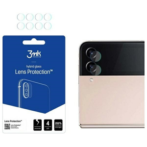 3MK Lens Protect Sam F721 Z Flip4 Ochrona na obiektyw aparatu 4szt - Front