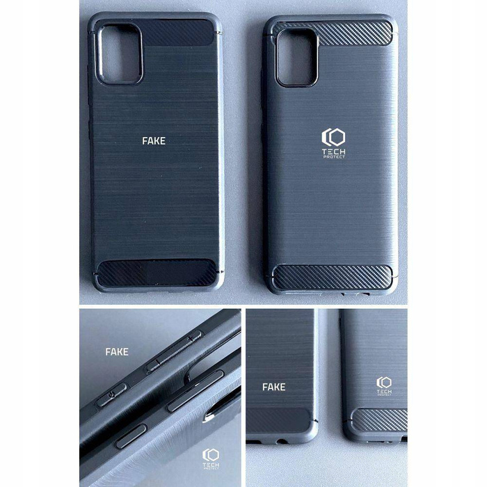 Etui TECH-PROTECT Xiaomi Poco M3 Tpucarbon Black Czarne Case