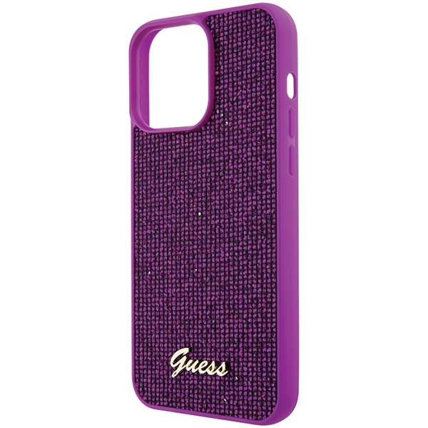 Etui Guess GUHCP15XPMSDGSF iPhone 15 Pro Max 6.7" fuksja/fuschia hardcase Disco Metal Script Case