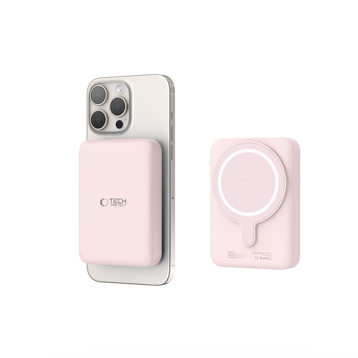 TECH-PROTECT PB11 LIFEMAG MAGSAFE POWER BANK 10000MAH PINK