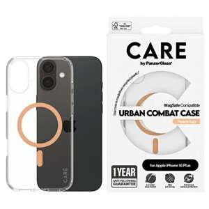 Etui CARE by PanzerGlass Flagship Case iPhone 16 Plus 6,7" brzoskwiniowy/peachy MagSafe 1375