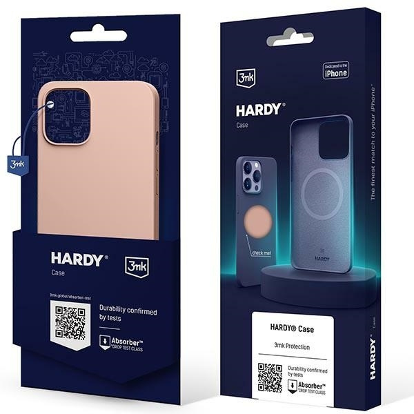 Etui 3MK Hardy Case iPhone 13 6,1" różowy/pink MagSafe