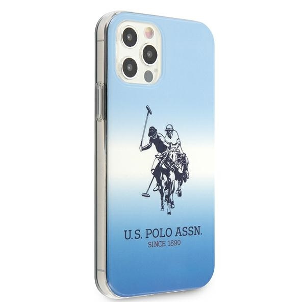 Etui US POLO Apple iPhone 12 12 Pro Gradient Collection USHCP12MPCDGBL Niebieski Case