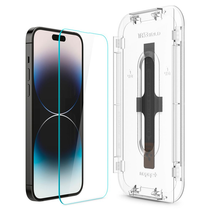 Szkło Hartowane Spigen Glas.tr ”ez Fit” 2-pack iPhone 14 Pro Clear