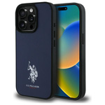 US Polo USHCP15XPGEV iPhone 15 Pro Max    6,7" granatowy/navy Leather Embroidered DH Color