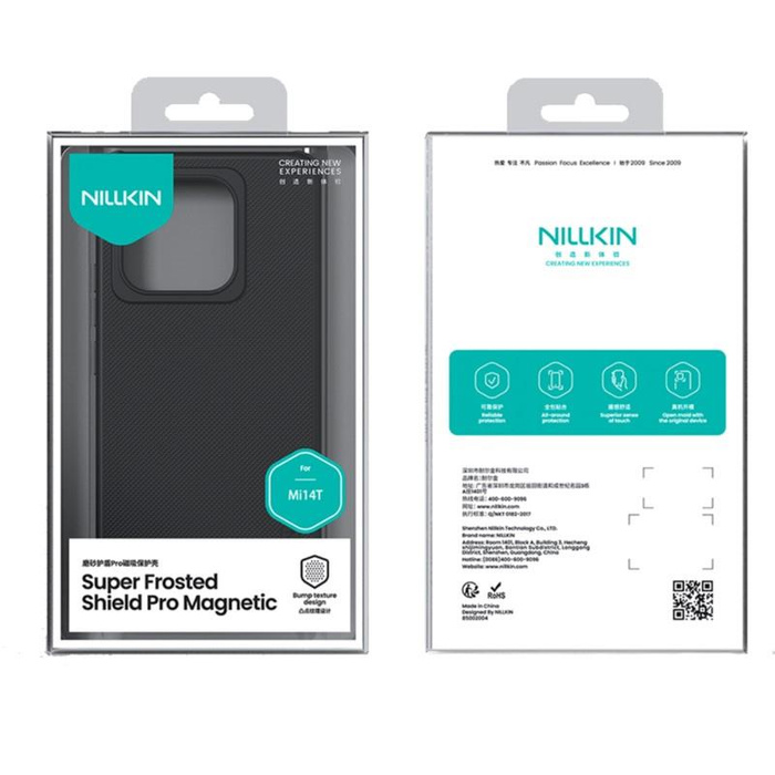 NILLKIN super frosted shield PRO MAGNETIC XIAOMI 14T, BLACK / CZARNY