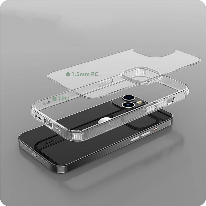 Etui Tech-protect Flexair Hybrid iPhone 15 Pro Clear Case