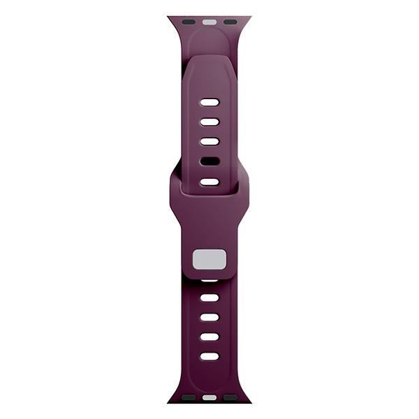 3MK Silicone Watch Strap ciemnofioletowy /mulberry dla Apple Watch 38/40/41mm