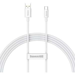 BASEUS kabel USB A do USB-C Length 100W 1,5m biały P10320102214-02