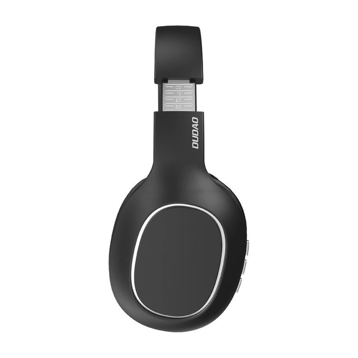 [PO ZWROCIE] Dudao wielofunkcyjne bezprzewodowe nauszne słuchawki Bluetooth 5.0 czarny (X22Pro black)