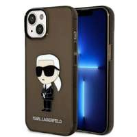 Etui KARL LAGERFELD Apple iPhone 14 Plus Ikonik Karl Lagerfeld Czarny Hardcase