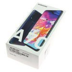 PUDEŁKO SAMSUNG Galaxy A70 Black 128GB SM-A705/DS Oryginalne EU 2 Pin