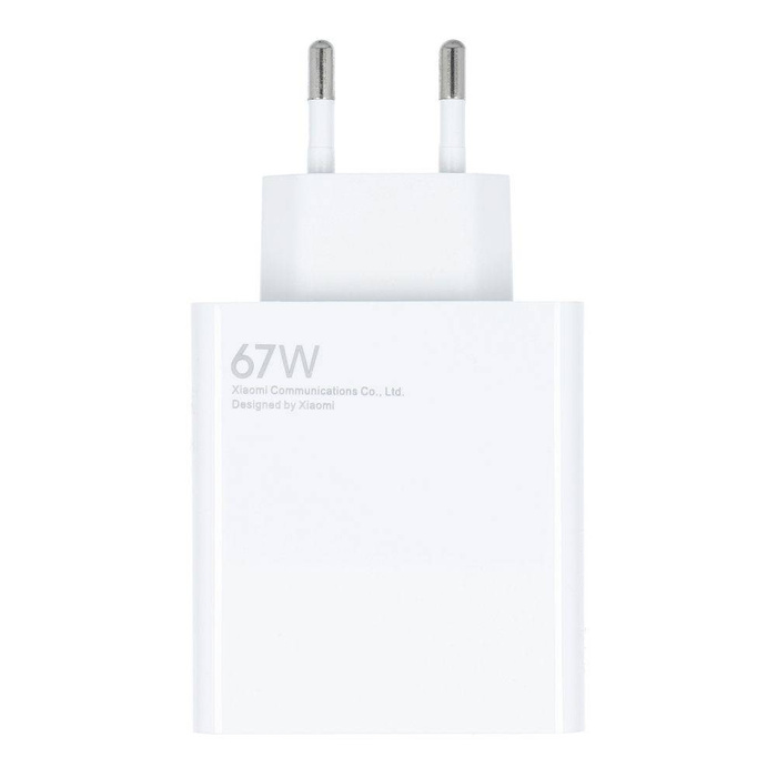 Oryginalna Ładowarka Sieciowa Xiaomi MDY-12-EH (głowica) Fast Charger 67W biała bulk