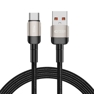 Tech-protect Ultraboost Evo USB-C Cable 100w/5a 200cm Titanium