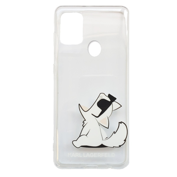 Etui KARL LAGERFELD Samsung Galaxy M21 Choupette Fun Bezbarwny Case