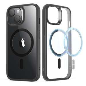 Etui Esr Ch Halolock Magsafe iPhone 15 Clear/black Case