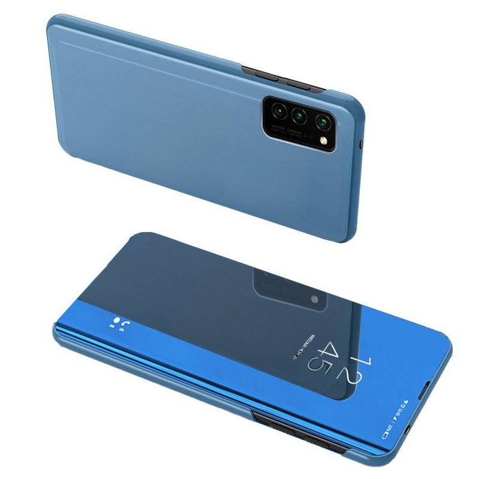 Clear View Case futerał etui z klapką Samsung Galaxy A52s 5G / A52 5G / A52 4G niebieski