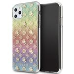 Etui GUESS Apple iPhone 11 Pro Max Iridescent 4G Peony Wielokolorowy Hard Case