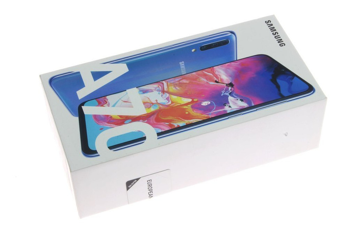 PUDEŁKO SAMSUNG Galaxy A70 Blue Niebieski