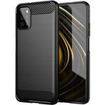 Etui TECH-PROTECT Xiaomi Poco M3 Tpucarbon Black Czarne Case