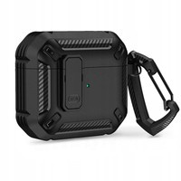 Etui Tech-protect X-carbo Apple Airpods Pro 1 / 2 Black Case