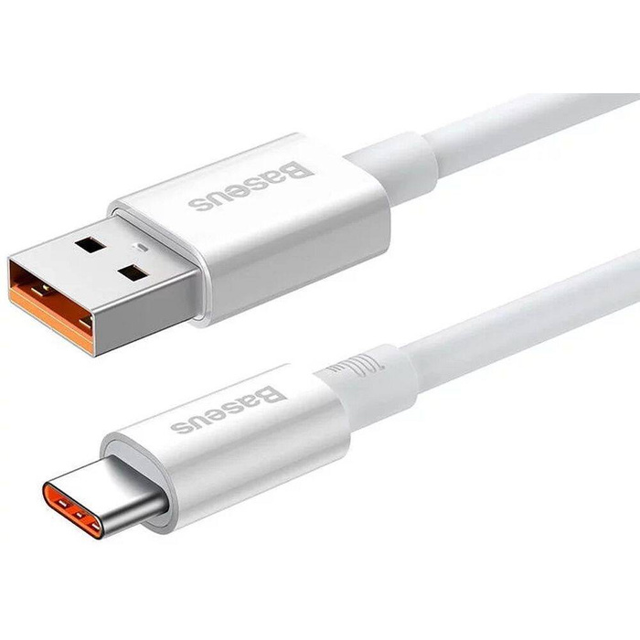 BASEUS kabel USB A do USB-C Length 100W 0,25m biały P10320102214-00