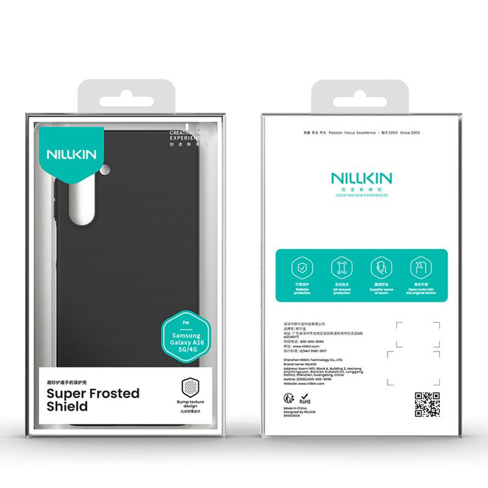 NILLKIN super frosted shield SAMSUNG A16 5G BLACK / CZARNY