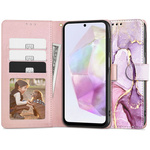 Etui Tech-protect Wallet Galaxy A35 5g Marble