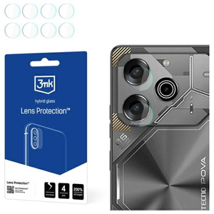 3MK Lens Protect Tecno Pova 6 Neo  Ochrona na obiektyw aparatu 4szt.