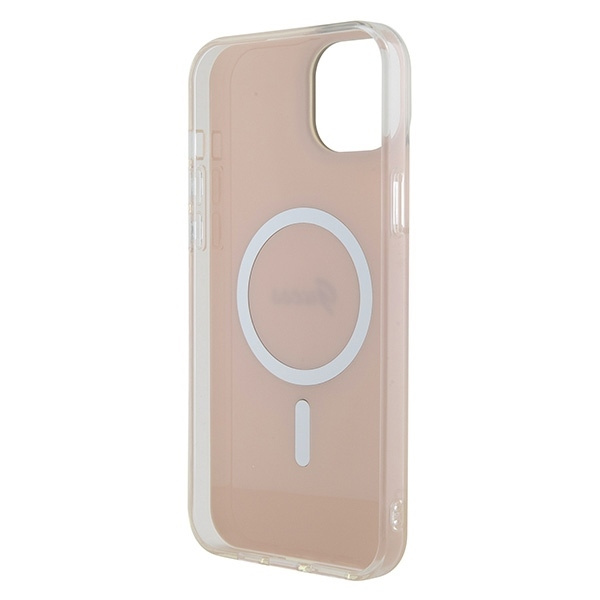 Etui Guess GUHMP15MHITSP iPhone 15 Plus 6.7" różowy/pink hardcase IML Iridescent MagSafe Case