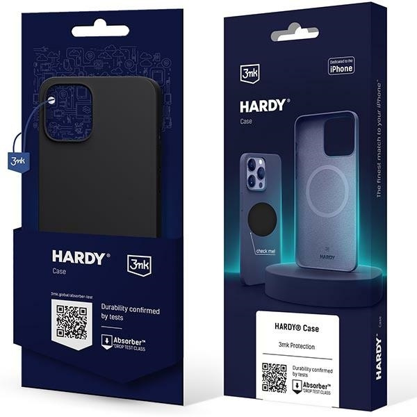 Etui 3MK Hardy Case iPhone 13 6,1" czarny/midnight black MagSafe