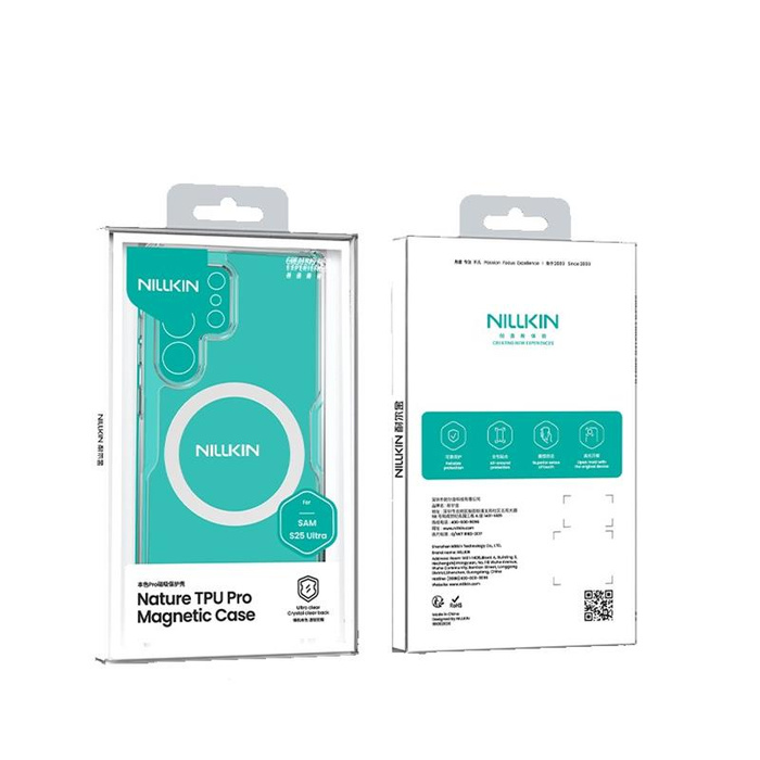 NILLKIN NATURE PRO MAGNETIC SAMSUNG S25 ULTRA, CLEAR / PRZEŹROCZYSTY