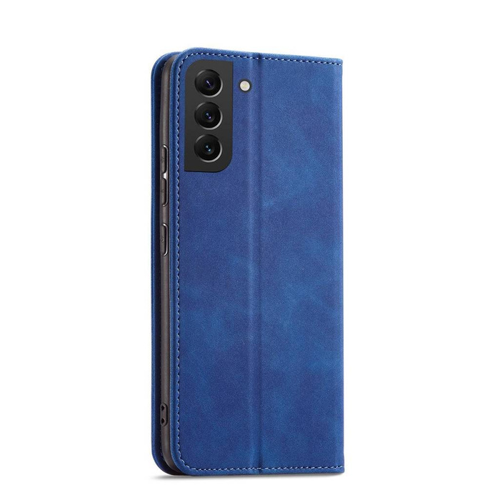 Magnet Fancy Case etui Samsung Galaxy S23 Ultra pokrowiec z klapką portfel podstawka niebieskie