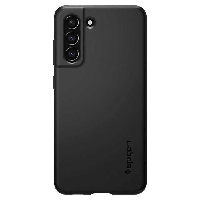 SPIGEN Samsung Galaxy S21 FE Thin Fit ETUI Czarne + Szkło