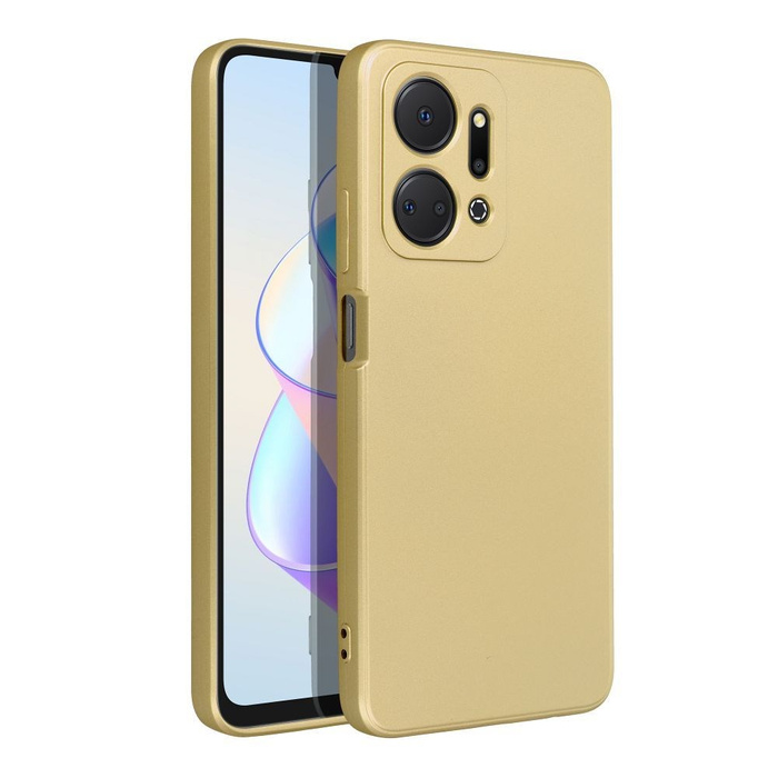 Etui Futerał METALLIC do HONOR X7A złoty Case