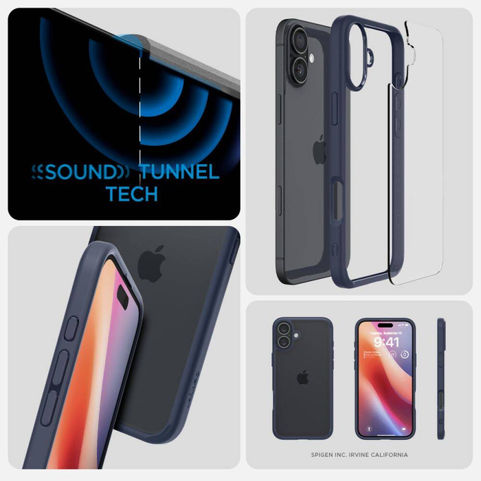 Etui iPhone 16 Spigen Ultra Hybrid Navy Blue