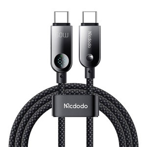 Kabel danych Mcdodo CA-4780 USB-C do USB-C  60W 1.2m (czarny)