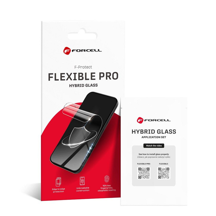 Forcell Flexible 5D - szkło hybrydowe do iPhone Xs Max/11 Pro Max czarny