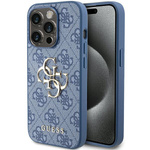 Etui Guess GUHCP15X4GMGBL iPhone 15 Pro Max 6.7" niebieski/blue hardcase 4G Big Metal Logo Case